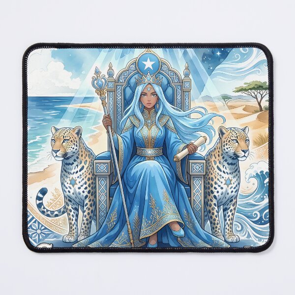 Item preview, Somalia Queen Araweelo Leopards Throne Design designed and sold by VoidAnimeStudio.