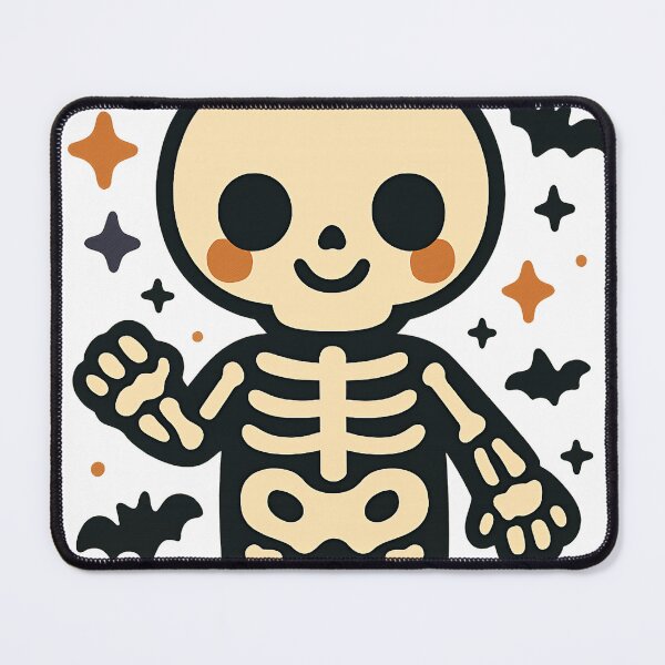 Item preview, Cute Skeleton — Spooky Season Kawaii Halloween Illustration designed and sold by JuanmaLW.