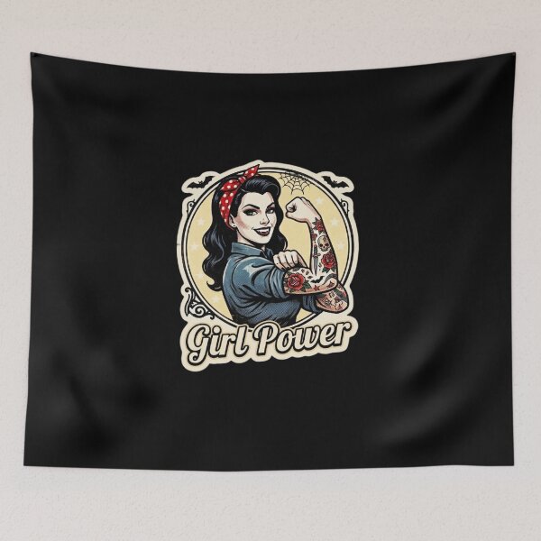 Item preview, Rosie the Riveter designed and sold by The Creepy Kooky Coven.