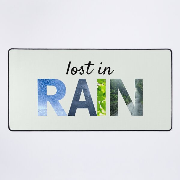 Item preview, Lost in Rain – Moody Rain Aesthetic Word Art designed and sold by NeededTees.