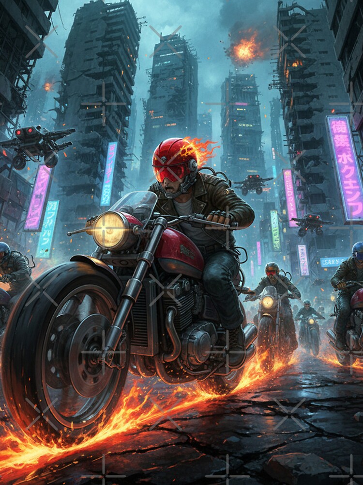 Thumbnail 4 of 4, iPhone Case, Street Riders designed and sold by RaF71PrO.