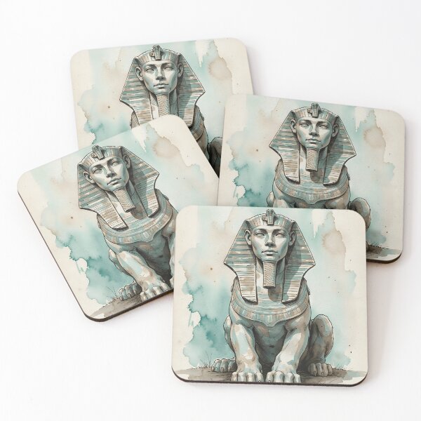 Artikelvorschau, Ägyptische Sphinx, Pharao entworfen und verkauft von VoidVeilStudio.
