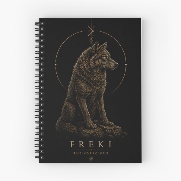 Item preview, Freki The Voracious Odin Wolf Gothic Mythology designed and sold by DarkOriginArts.