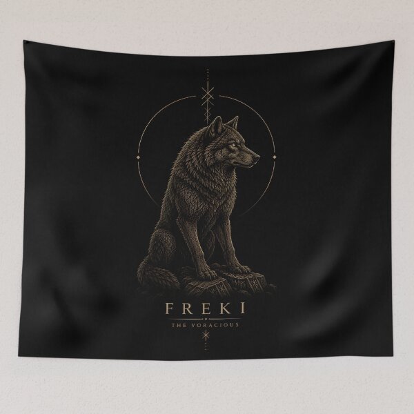 Item preview, Freki The Voracious Odin Wolf Gothic Mythology designed and sold by DarkOriginArts.