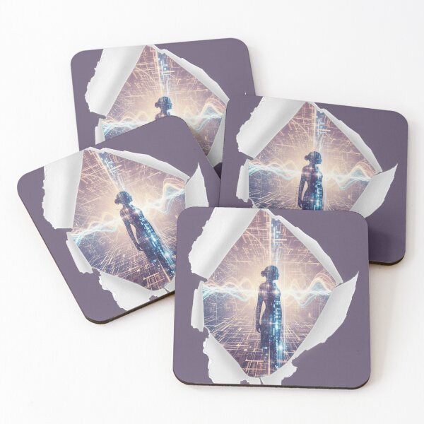 Item preview, Girl Through the Magic Portal / Fantasy Tear Paper Art designed and sold by designsvetlana1.