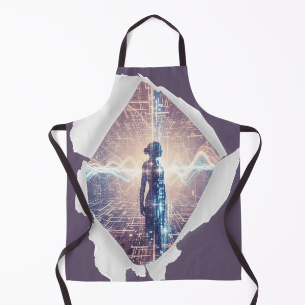 Item preview, Girl Through the Magic Portal / Fantasy Tear Paper Art designed and sold by designsvetlana1.