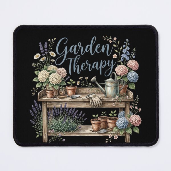Item preview, Garden Therapy Vintage Watercolour Floral Potting Bench designed and sold by PACS0011.