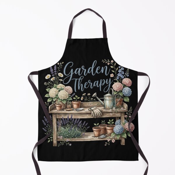 Item preview, Garden Therapy Vintage Watercolour Floral Potting Bench designed and sold by PACS0011.