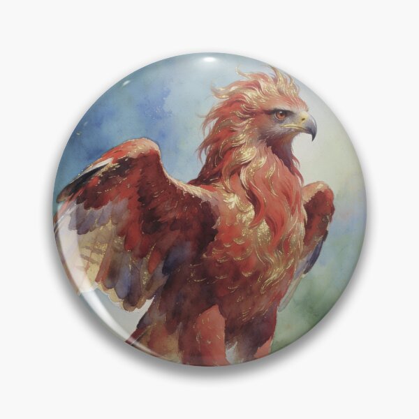 Item preview, Red and Gold majestic eagle designed and sold by WildArtIT.