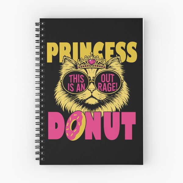 Item preview, Princess Donut This Is An Outrage Feline Art designed and sold by TypeRiotStudio.