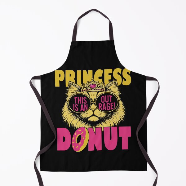 Item preview, Princess Donut This Is An Outrage Feline Art designed and sold by TypeRiotStudio.