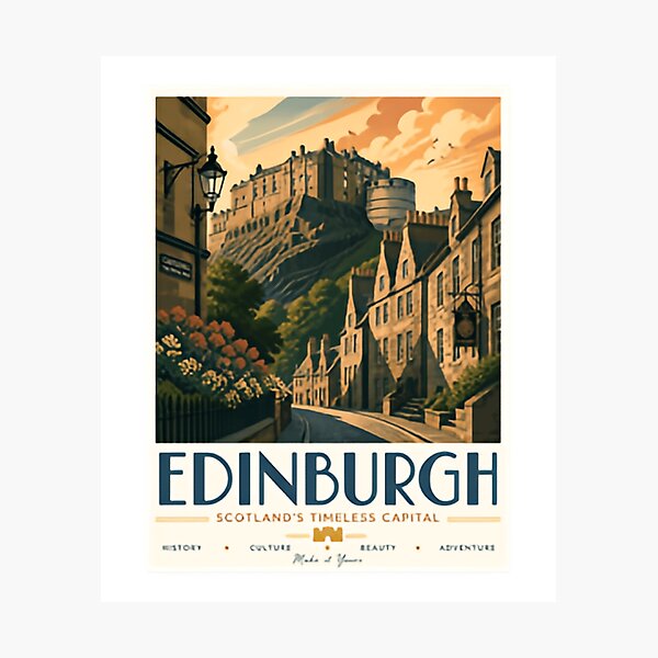 Item preview, Edinburgh Scotland's Timeless Capital Scottish Travel History Culture Beauty Adventure designed and sold by Simsimah26Parks.