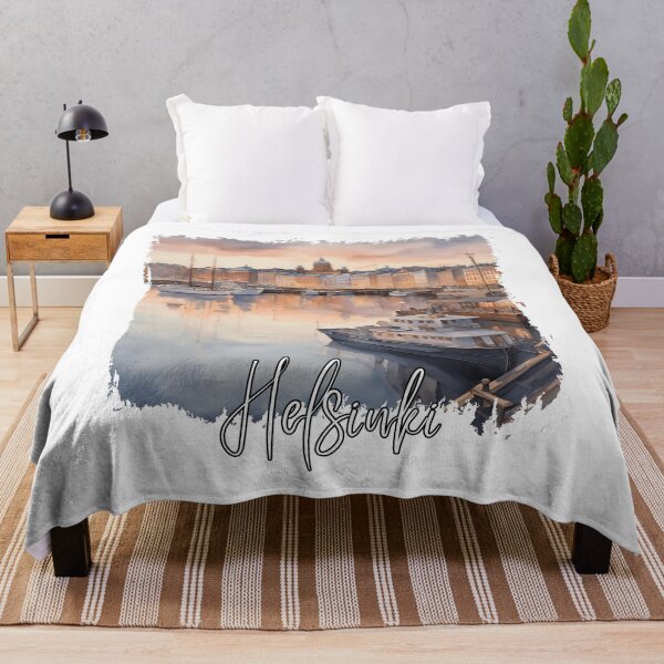 Item preview, Helsinki Finland, Helsinki watercolor designed and sold by Dressyourflag.