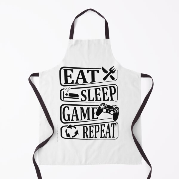 Item preview, Eat Sleep Game Repeat Icon Typography designed and sold by Macias123.