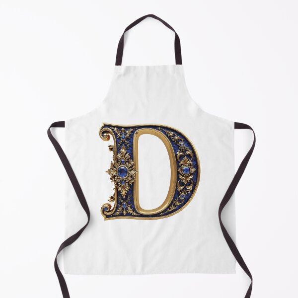 Item preview, Diamond Letter D gold elegant monogram designed and sold by WildArtIT.