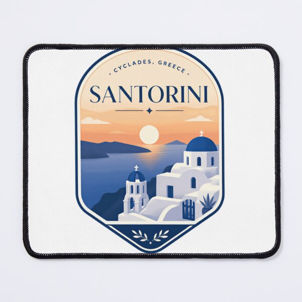 Item preview, Santorini Cyclades Greece Travel Vacation Holiday Tourist Souvenir designed and sold by Simsimah26Parks.