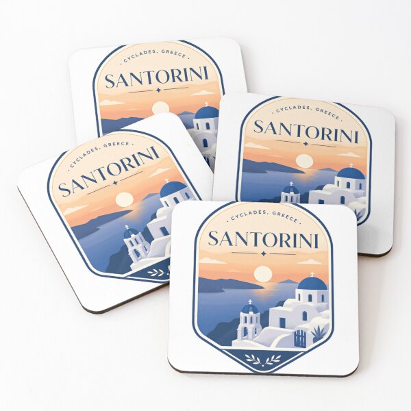Item preview, Santorini Cyclades Greece Travel Vacation Holiday Tourist Souvenir designed and sold by Simsimah26Parks.