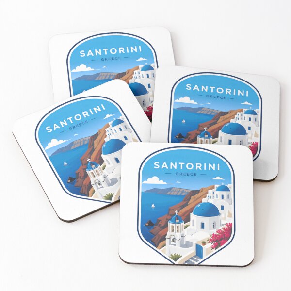 Item preview, Santorini Greece Travel Vacation Destination Souvenir designed and sold by Simsimah26Parks.
