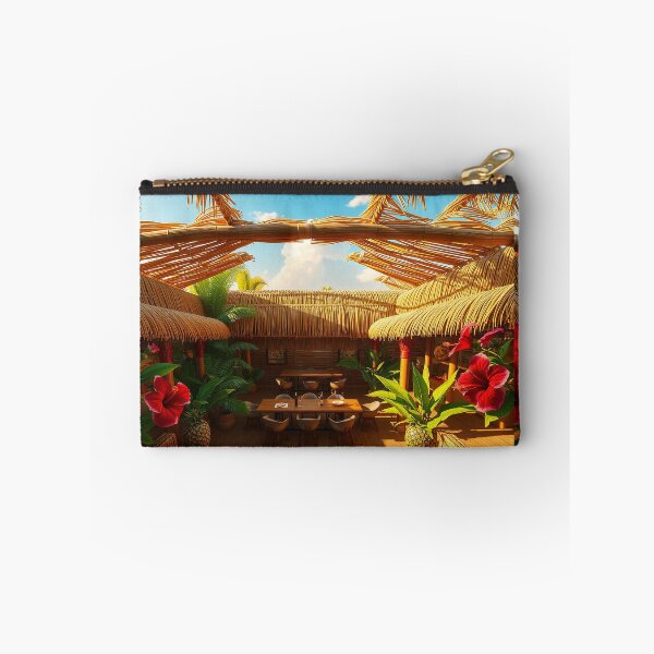 Item preview, Tiki Bar Canvas Print designed and sold by GigantoStudio.