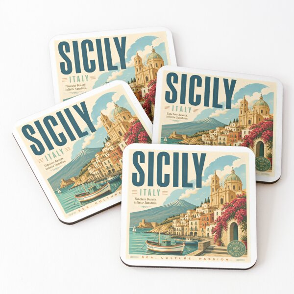 Item preview, Sicily Italy Travel Mediterranean Vacation La Dolce Vita designed and sold by Simsimah26Parks.