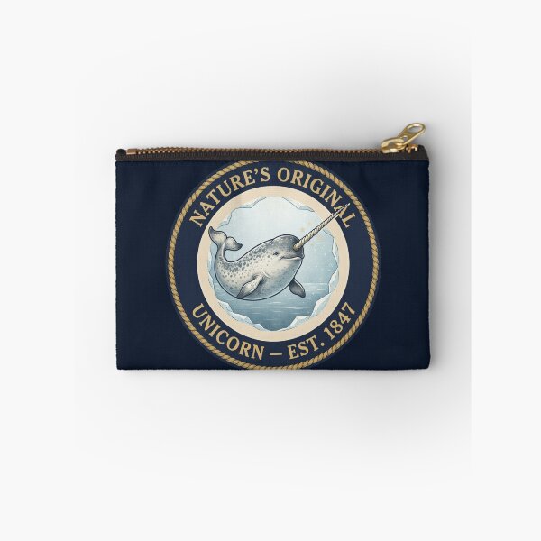 Item preview, Nature's Original Unicorn Narwhal Club Humor Badge designed and sold by CalmCapy Co.
