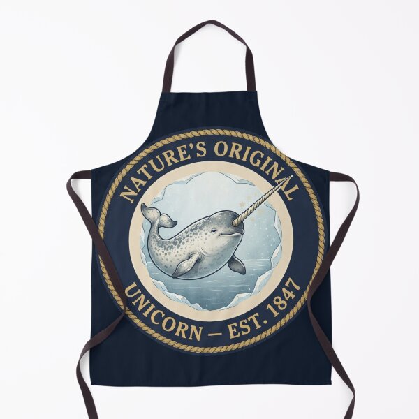 Item preview, Nature's Original Unicorn Narwhal Club Humor Badge designed and sold by CalmCapy Co.