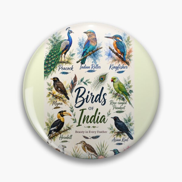 Item preview, Birds of India Watercolor Phone Case | Indian Wildlife Bird Collection | Nature Lover Floral Bird Art designed and sold by vinothmech53.