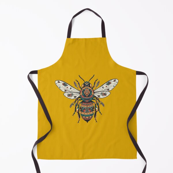 Item preview, Geometric indian boho bee designed and sold by WildArtIT.