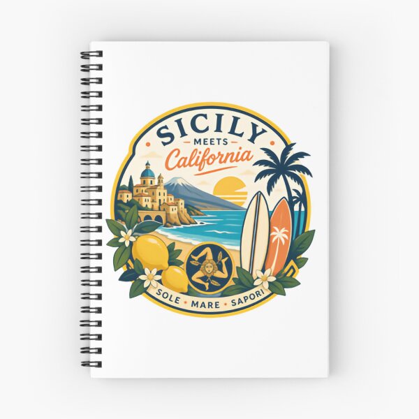 Item preview, Sicily Meets California Travel Souvenir Sole Mare Sapori designed and sold by Simsimah26Parks.