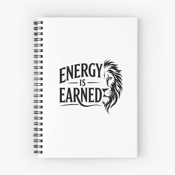 Item preview, Energy Is Earned Bold Lion Design designed and sold by Presshue.