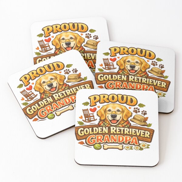 Item preview, Proud Golden Retriever Grandpa – Cozy Autumn Dog Grandparent Shirt, Funny Grandpaw Gift designed and sold by Sahil Randhawa.