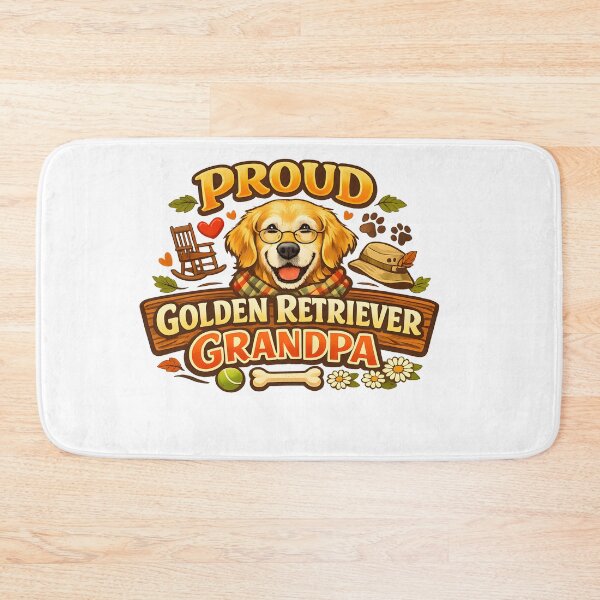 Item preview, Proud Golden Retriever Grandpa – Cozy Autumn Dog Grandparent Shirt, Funny Grandpaw Gift designed and sold by Sahil Randhawa.