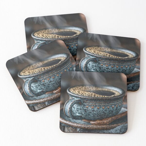 Item preview, Rustic Ceramic Coffee Cup - Cozy Morning Vibe designed and sold by DukaveArt .