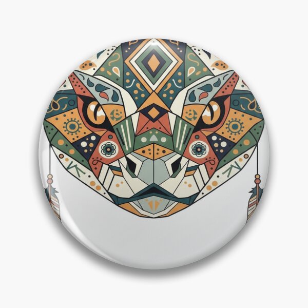 Item preview, Geometric indian boho snake head designed and sold by WildArtIT.
