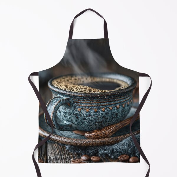 Item preview, Rustic Ceramic Coffee Cup - Cozy Morning Vibe designed and sold by DukaveArt .