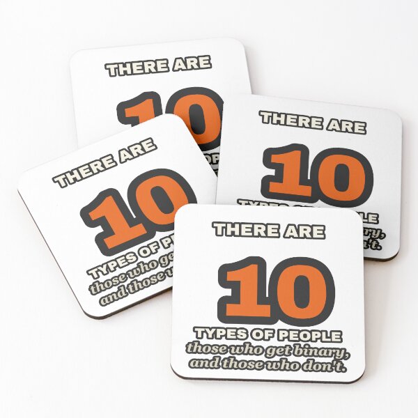 Artikelvorschau, There Are 10 Types Of People Binary Joke Computer Science entworfen und verkauft von LGTM Supply.