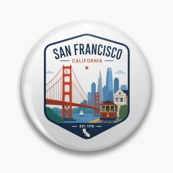 Item preview, San Francisco California Est. 1776 City Travel Souvenir designed and sold by Simsimah26Parks.