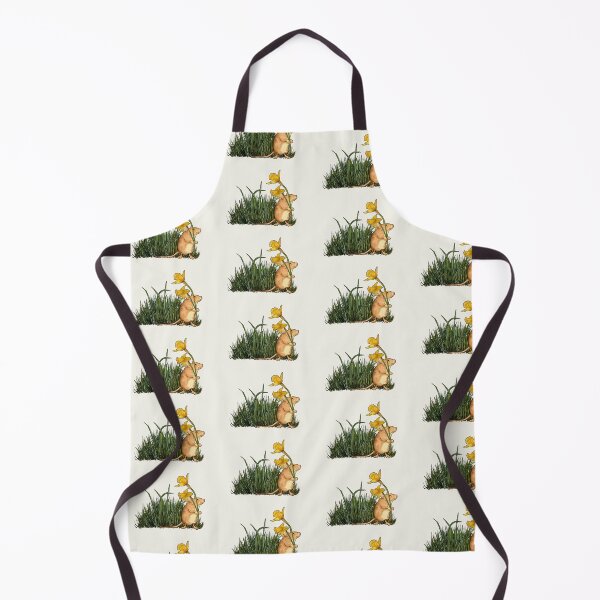 Item preview, Cute MOUSE Holding Two Large Daffodils, Grass, Illustration designed and sold by JoyfulWhimsy.