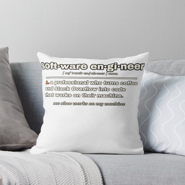 Item preview, Software Engineer Definition Funny Dictionary Programmer designed and sold by LGTM Supply.