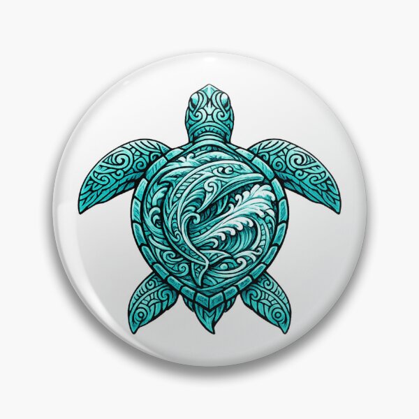 Item preview, Polynesian Tribal Turtle – Dolphin designed and sold by OTSC.
