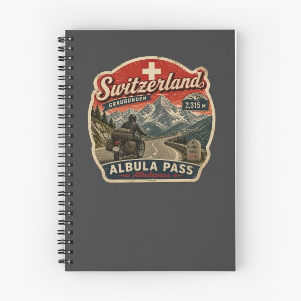 Item preview, Albula Pass Albulapass Switzerland Alps Motorcycle Sticker TShirt 04 designed and sold by OuterShellUK.