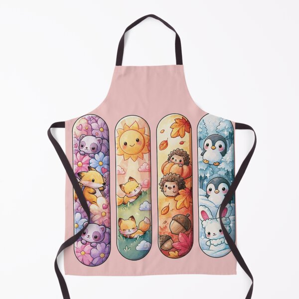 Item preview, Kawaii Seasonal Animals | Spring Summer Autumn Winter Illustration Set designed and sold by Anastasiia Yurevych.