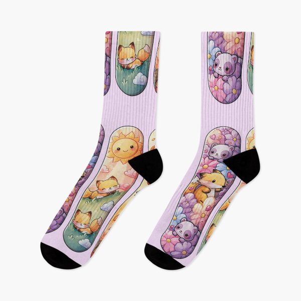 Item preview, Kawaii Seasonal Animals | Spring Summer Autumn Winter Illustration Set designed and sold by Anastasiia Yurevych.