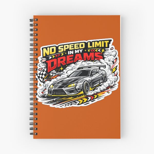 Item preview, No Speed Limit In My Dreams – Widebody JDM Drift Car Sticker | Japanese Racing Vector Decal designed and sold by StickerBloom-4U.