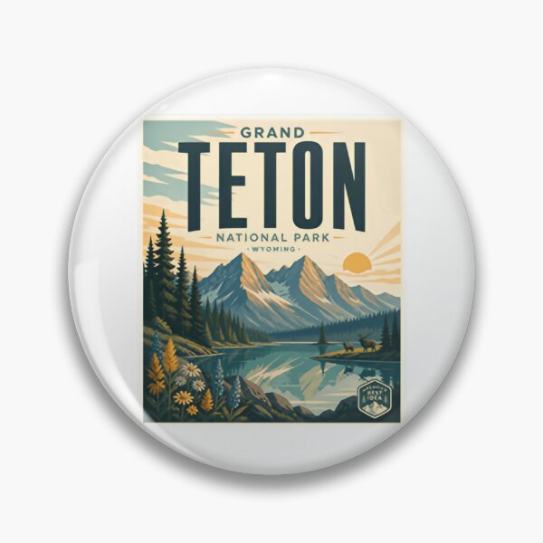 Item preview, Grand Teton National Park Wyoming Travel Adventure Souvenir designed and sold by Simsimah26Parks.