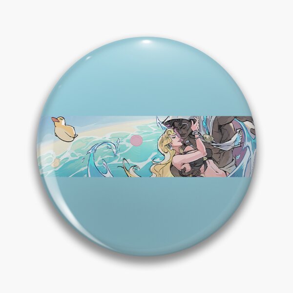 Item preview, Cloak and Dagger Marvel Rivals summer banner sticker designed and sold by Applesaucemeow-.