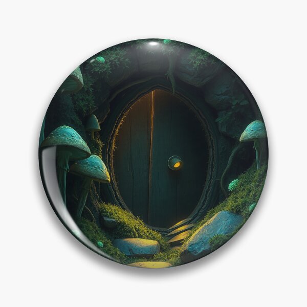Item preview, Mossy Doorway Cottagecore Wall Art designed and sold by GigantoStudio.