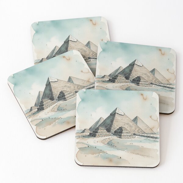 Item preview, The Ancient Egyptian Pyramids of Giza designed and sold by VoidVeilStudio.