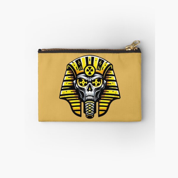 Item preview, Radioactive Pharaoh Skull – Industrial Hazard Egyptian Design, Mechanical Dystopian Skull Art designed and sold by Joel0708.