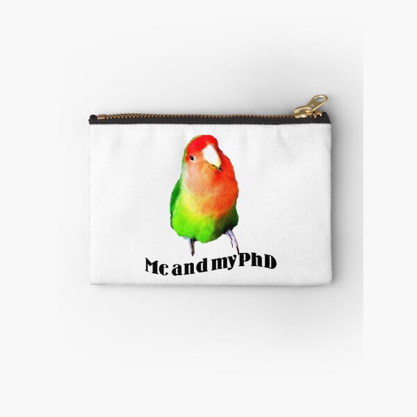Item preview, Dutch Orange Lovebird, Agapornis, Me and my PhD, Bird Lover designed and sold by DiensDesign.